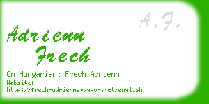 adrienn frech business card